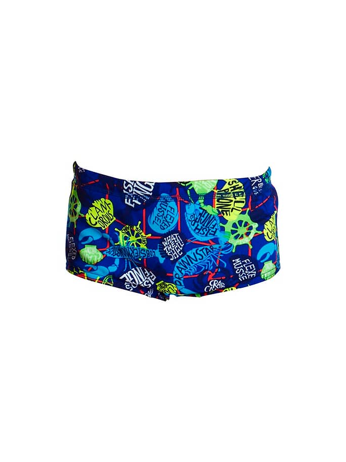Funky Trunks Toddler Boys Printed Trunks Catch of the Day