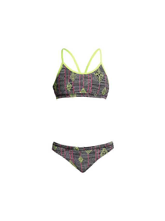Funkita Girls Racerback Bikini Kite Runner