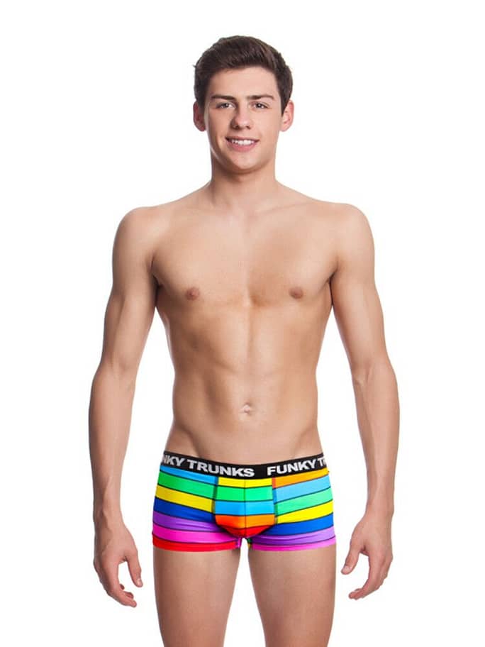 Funky Trunks Boys Underwear Trunks Rainbow Racer