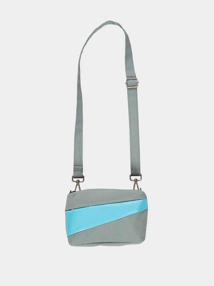 Susan Bijl - The New Bum Bag Grey & Key Blue Small